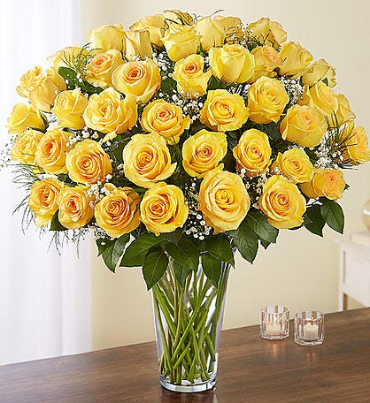 Ultimate Elegance™ Long Stem Yellow Roses 